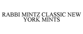 RABBI MINTZ CLASSIC NEW YORK MINTS