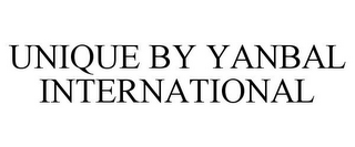 UNIQUE BY YANBAL INTERNATIONAL