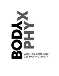 BODY PHYX LOSE THE PAIN AND GET MOVING AGAIN