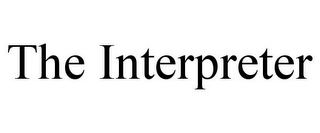 THE INTERPRETER