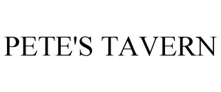 PETE'S TAVERN