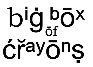 BIG BOX OF CRAYONS