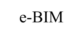 E-BIM