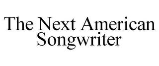 THE NEXT AMERICAN SONGWRITER