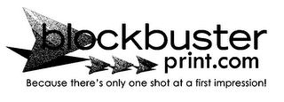 BLOCKBUSTER PRINT.COM BECAUSE THERE'S ONLY ONE SHOT AT A FIRST IMPRESSION!
