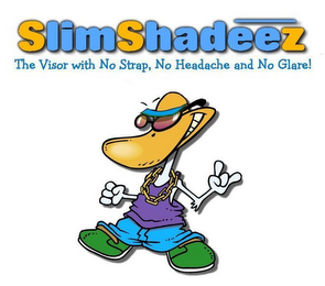 SLIMSHADEEZ THE VISOR WITH NO STRAP, NO HEADACHE AND NO GLARE!
