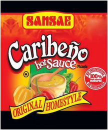 SANSAE CARIBEÑO HOT SAUCE PICANTE ORIGINAL HOMESTYLE