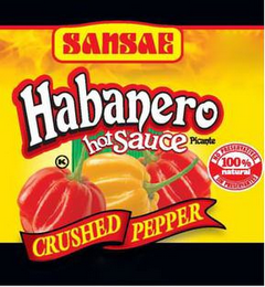 SANSAE HABANERO HOT SAUCE PICANTE CRUSHED PEPPER