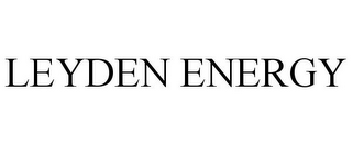 LEYDEN ENERGY