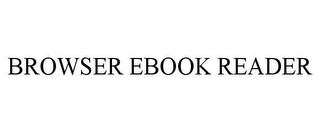 BROWSER EBOOK READER