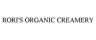 RORI'S ORGANIC CREAMERY