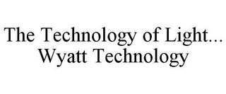 THE TECHNOLOGY OF LIGHT... WYATT TECHNOLOGY