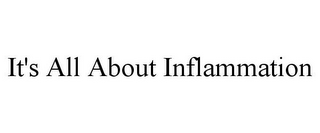 IT'S ALL ABOUT INFLAMMATION