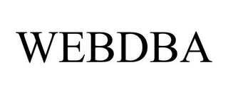 WEBDBA