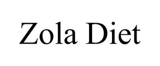 ZOLA DIET