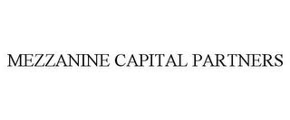 MEZZANINE CAPITAL PARTNERS