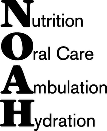 NUTRITION ORAL CARE AMBULATION HYDRATION