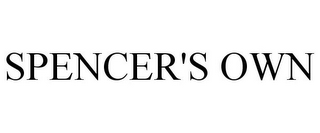 SPENCER'S OWN