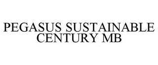 PEGASUS SUSTAINABLE CENTURY MB