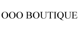 OOO BOUTIQUE