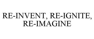 RE-INVENT, RE-IGNITE, RE-IMAGINE