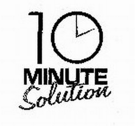 10 MINUTE SOLUTION