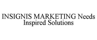 INSIGNIS MARKETING NEEDS INSPIRED SOLUTIONS