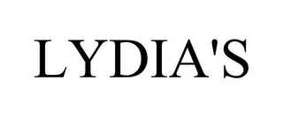 LYDIA'S