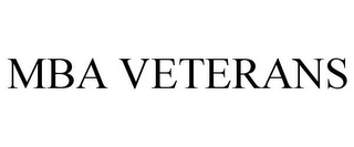 MBA VETERANS