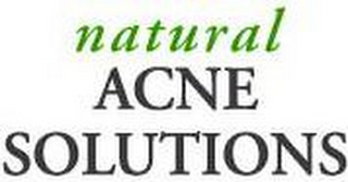 NATURAL ACNE SOLUTIONS