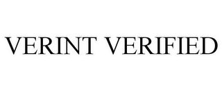 VERINT VERIFIED