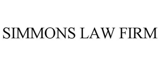 SIMMONS LAW FIRM