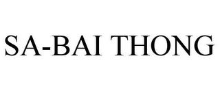 SA-BAI THONG
