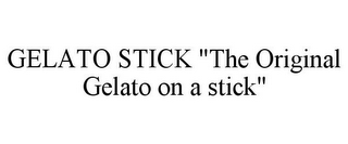 GELATO STICK "THE ORIGINAL GELATO ON A STICK"