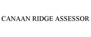 CANAAN RIDGE ASSESSOR