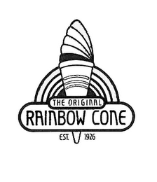 THE ORIGINAL RAINBOW CONE. EST. 1926