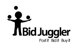 BID JUGGLER POST IT BID IT BUY IT