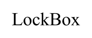 LOCKBOX