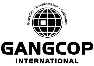 GANGCOP INTERNATIONAL EDUCATION · IMPLEMENTATION · EVALUATION