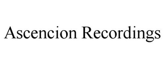 ASCENCION RECORDINGS