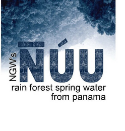 NÚU NGW'S RAIN FOREST SPRING WATER FROM PANAMA