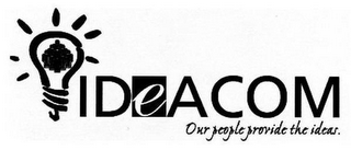 IDEACOM OUR PEOPLE PROVIDE THE IDEAS.