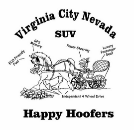 VIRGINIA CITY NEVADA SUV ECO FRIENDLY FUEL GPS MEMORY POWER STEERING LUXURY PASSENGER SEAT INDEPENDENT 4 WHEEL DRIVE HAPPY HOOFERS