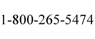 1-800-265-5474