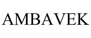 AMBAVEK
