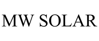 MW SOLAR