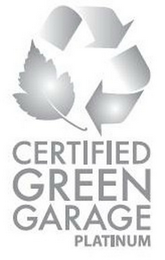 CERTIFIED GREEN GARAGE PLATINUM