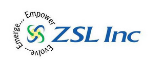 ZSL INC. EVOLVE...EMERGE...EMPOWER