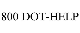 800 DOT-HELP