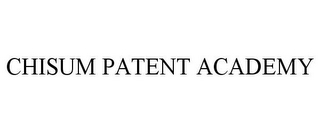 CHISUM PATENT ACADEMY